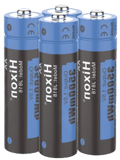 4 batteries rechargeables AA  LR6 1.5V Accessoires Energie