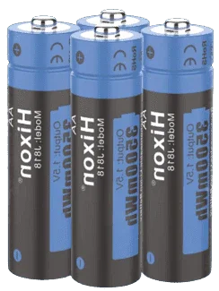 4 batteries rechargeables AA LR6 1.5V Accessoires Energie