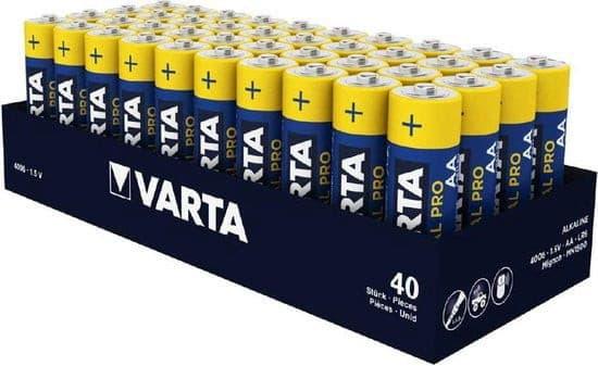 Piles Alcalines Varta Industrial Pro AAA (40 Unités)