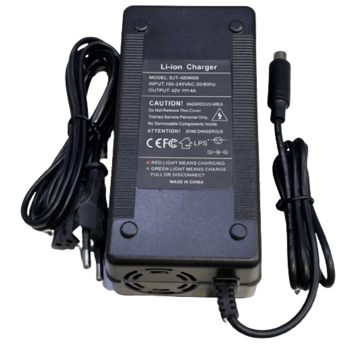 Chargeur 42V 4A pour Trottinette électrique, scooter, segway, vélo