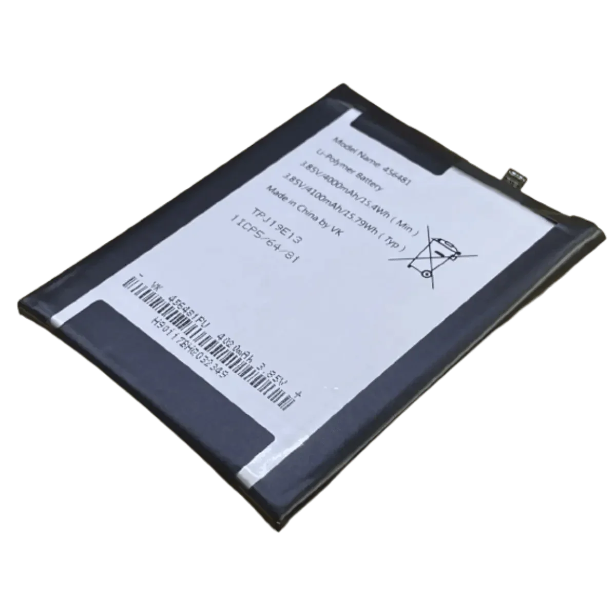 Batterie 456481 d'origine pour téléphone Wiko View 2 Go