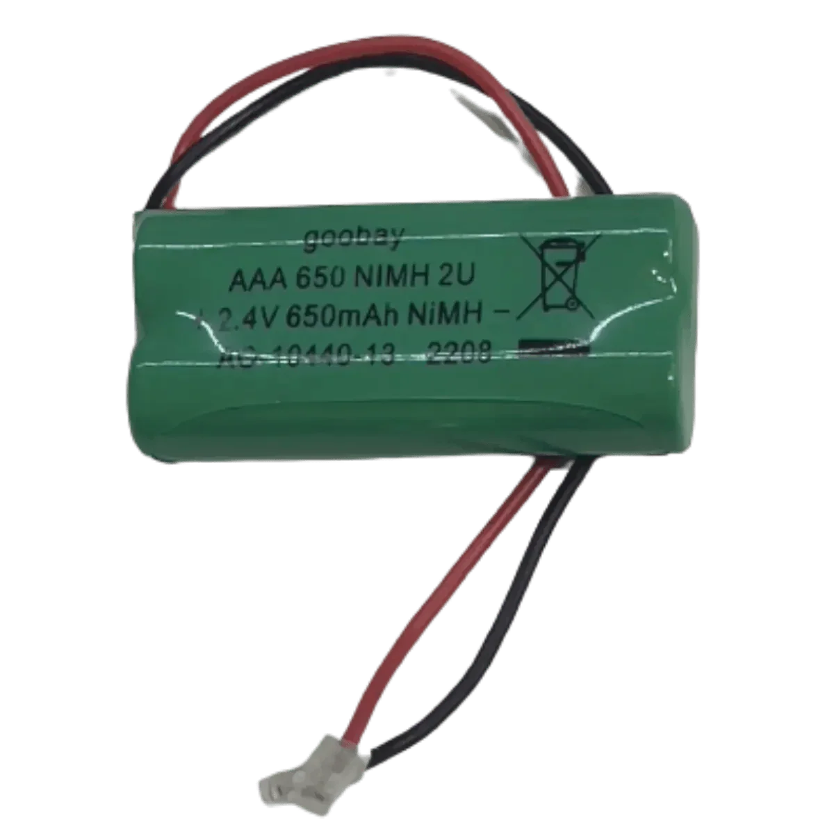 Batterie 2xAAA NiMh 2.4V 650mAh