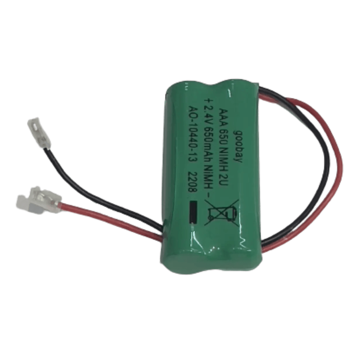 Batterie 2xAAA NiMh 2.4V 650mAh