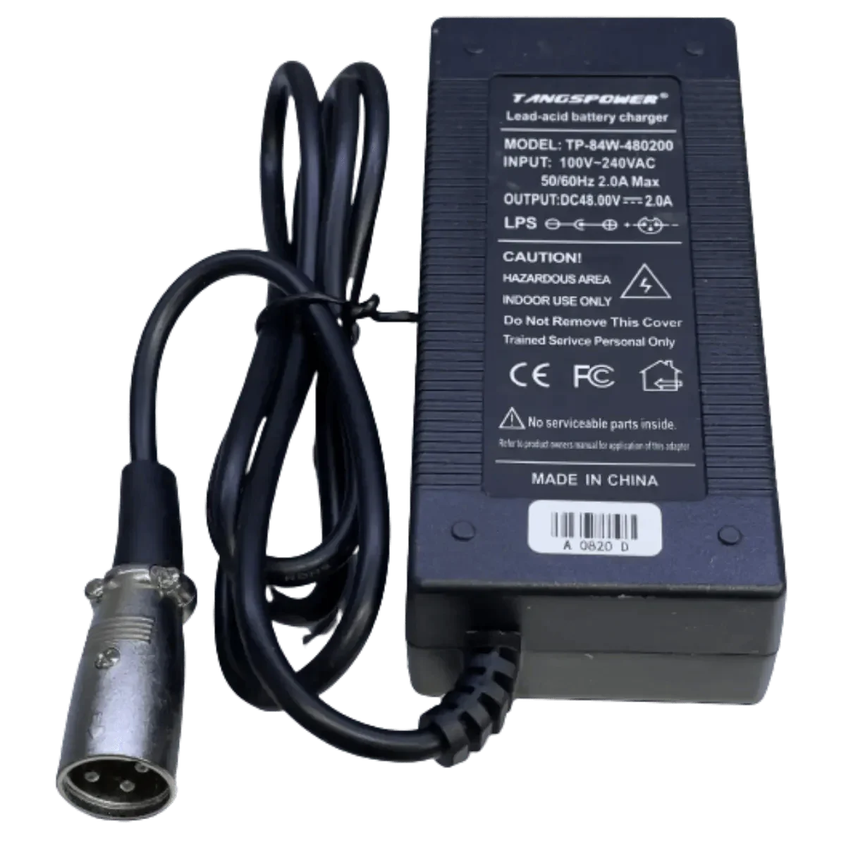Chargeur de batterie au plomb 48V 2A XLR 3P