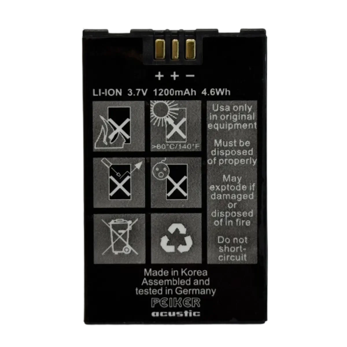 Batterie pour téléphone Audi A6L, A8L, Q7, 4E0 861 473 PAH, APAH Accessoires Energie