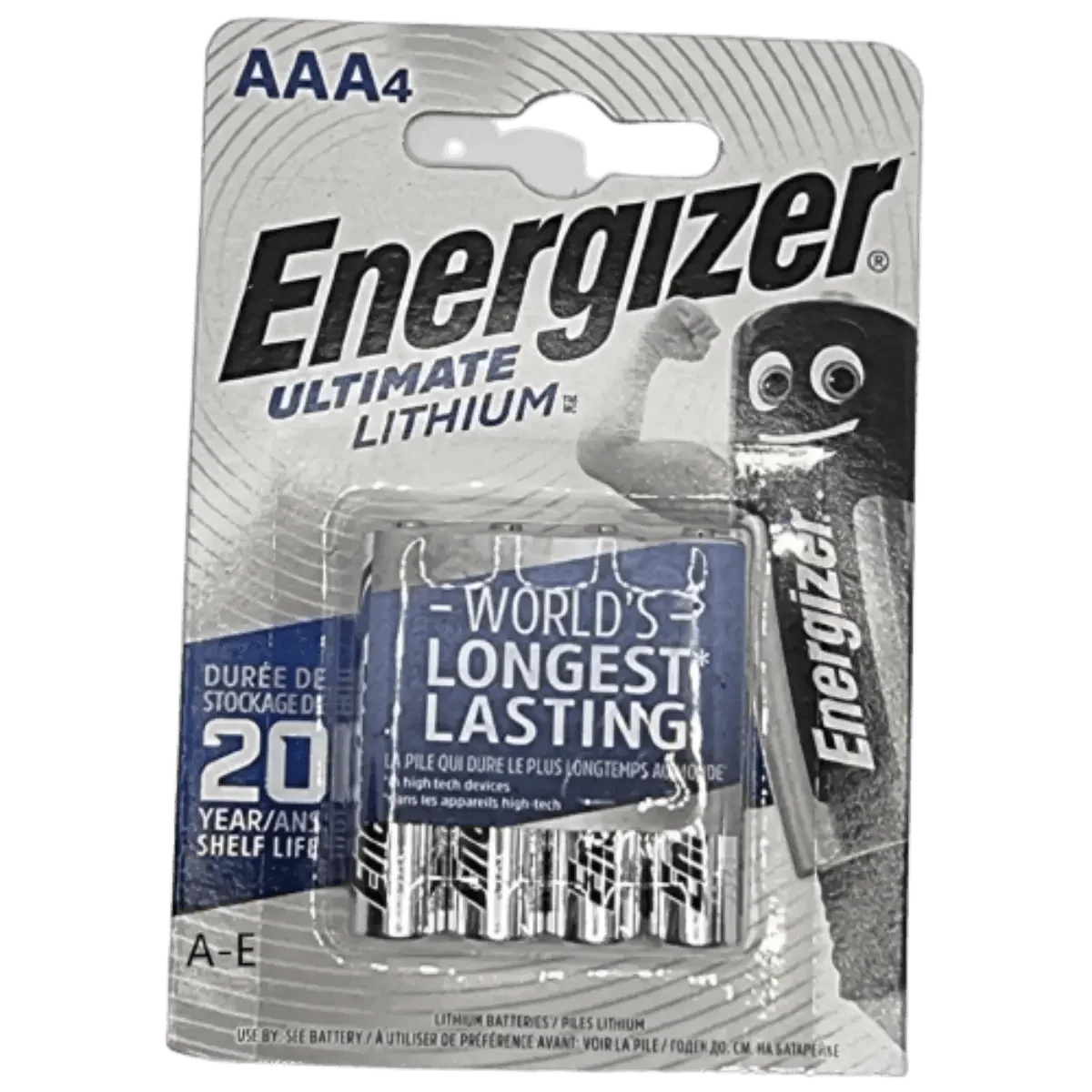 4x Piles AAA 1.5V Lithium Energizer