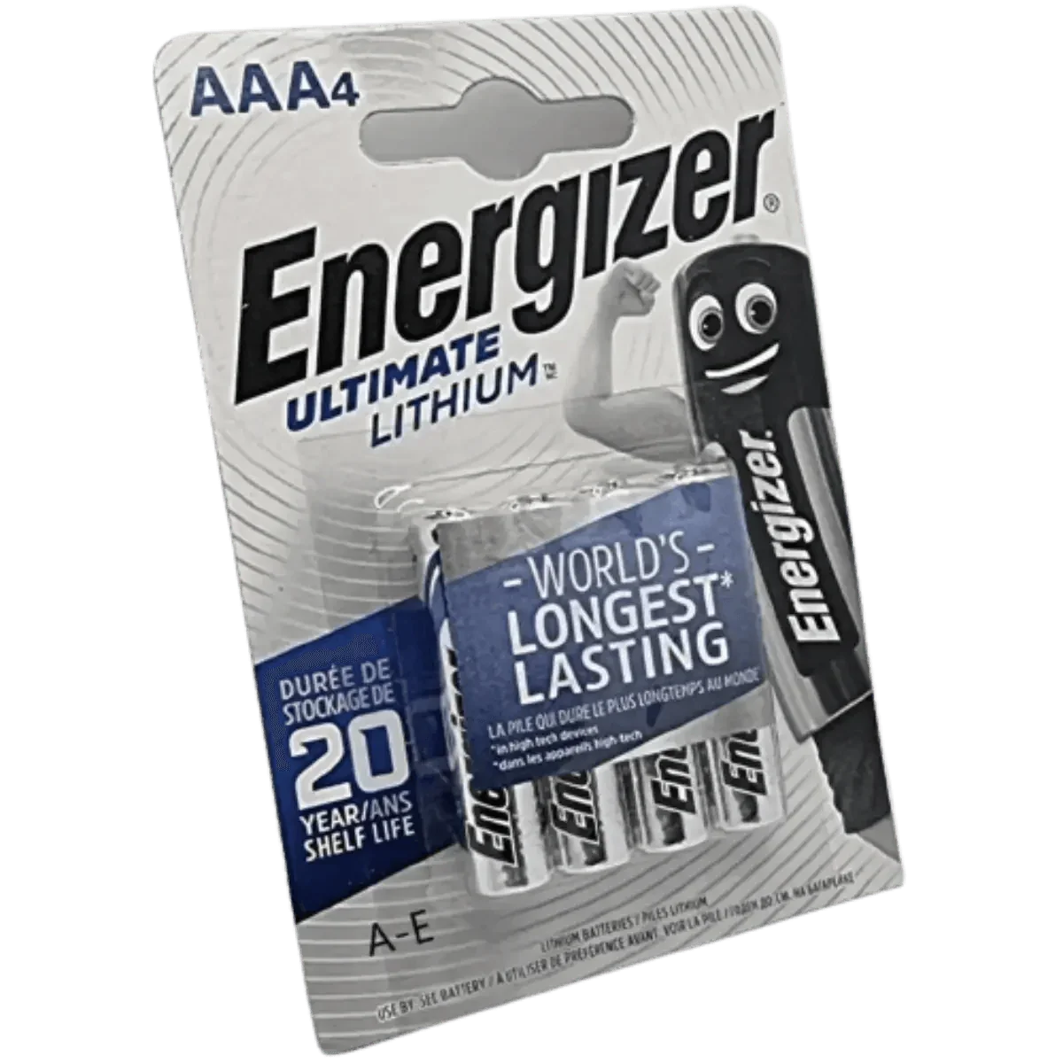 4x Piles AAA 1.5V Lithium Energizer