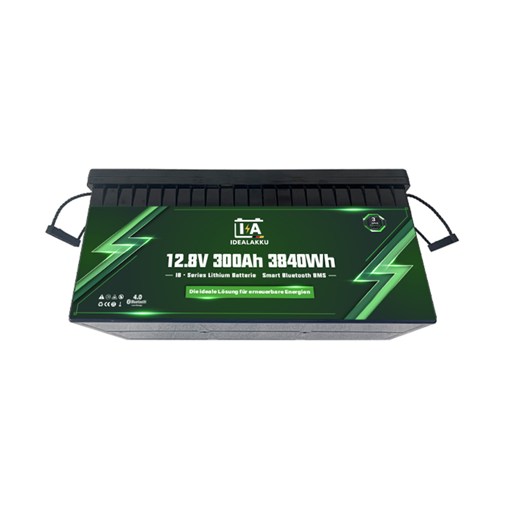 Batterie Lithium LiFePO4 12.8V 300Ah Bluetooth IB-12-300 – Remplacement AGM Gel