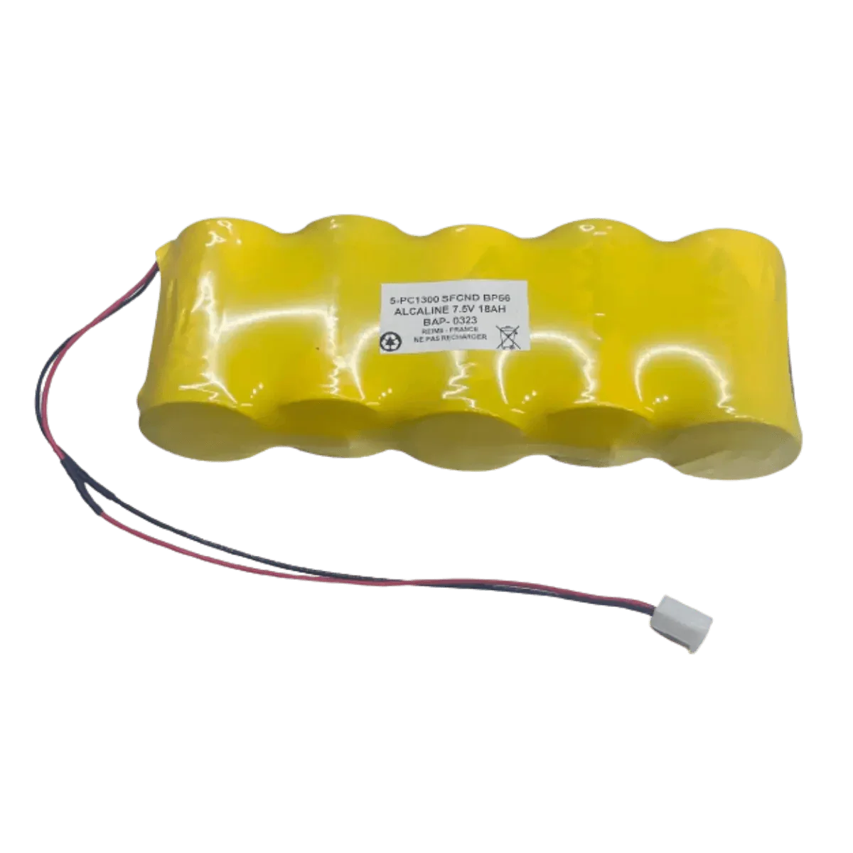 Pile alcaline 7.5V pour alarme/sirène extérieure Adetec, Vocalys