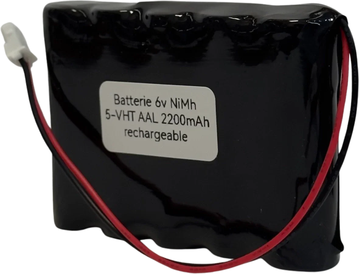 Batterie 6V 2.2Ah Ni-MH pour Alarme Surtec Venus OTech