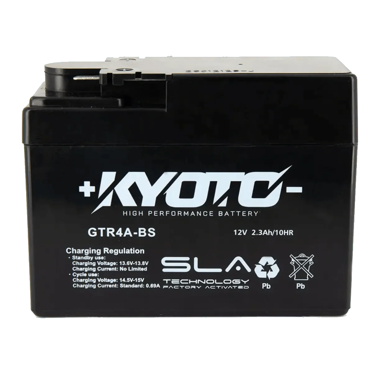 Batterie Moto KYOTO GTR4A-BS 12V SLA – Sans Entretien Prête à l'Emploi