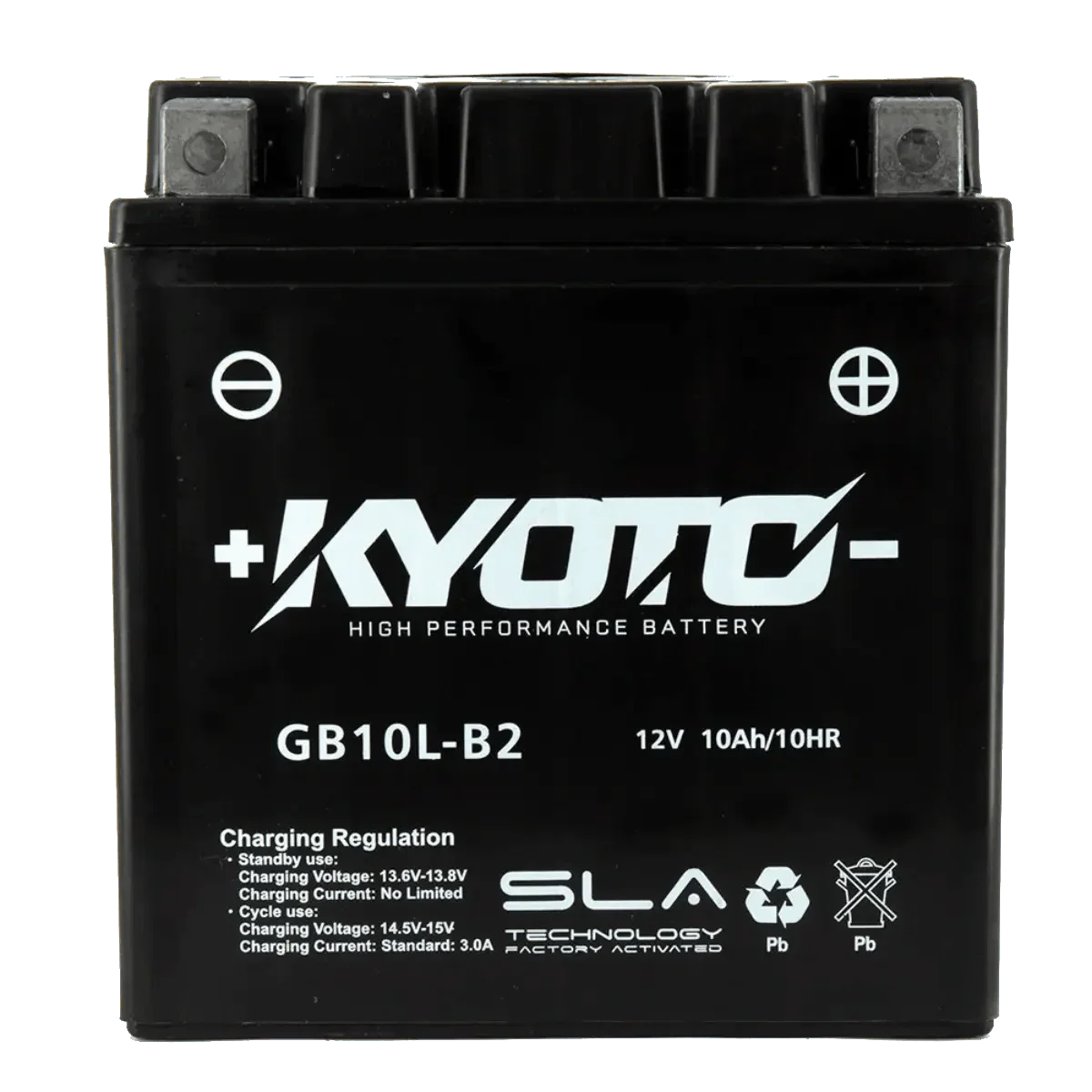 Batterie Moto KYOTO GB10L-B2 12V SLA – Sans Entretien Prête à l'Emploi
