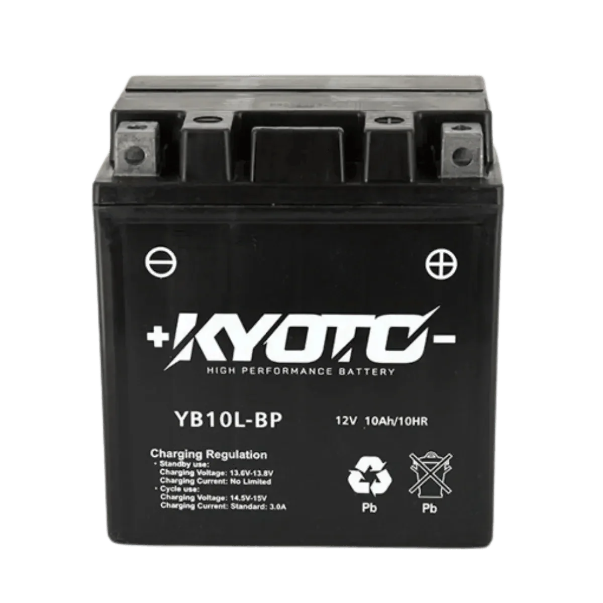 Kyoto - Batterie YB10L-BP SLA-AGM - Sans Entretien - Prête à l'Emploi