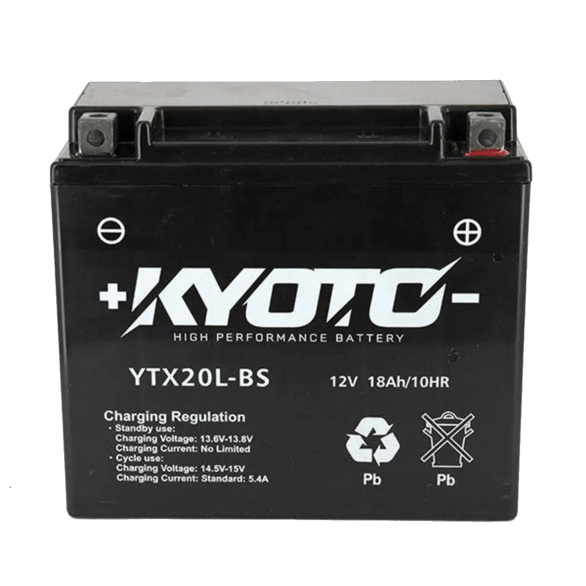 Batterie Moto YTX20L-BS SLA AGM 12v 18Ah