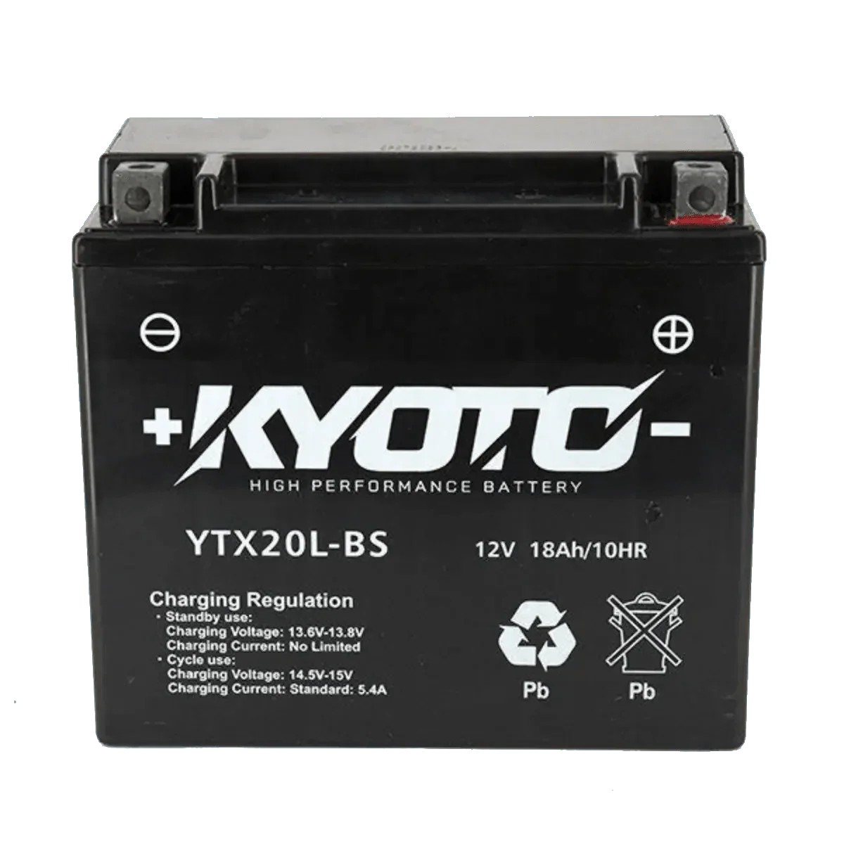 Batterie Moto YTX20L-BS SLA AGM 12v 18Ah