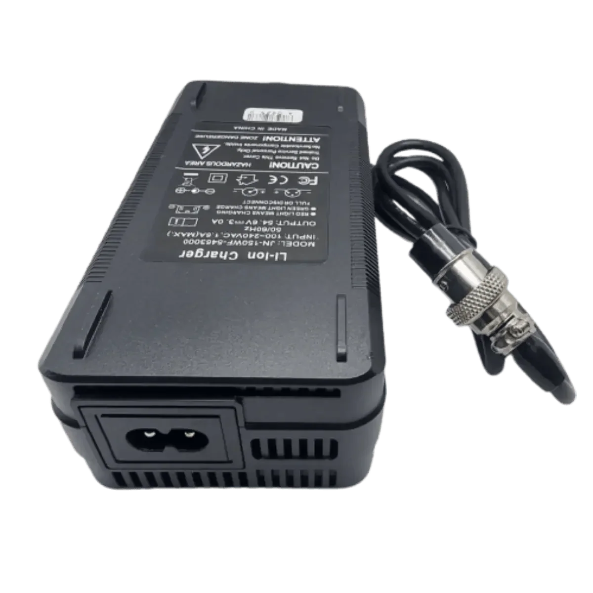 Chargeur 54.6v 3A Li-ion XLR 3 Pins Ecrou