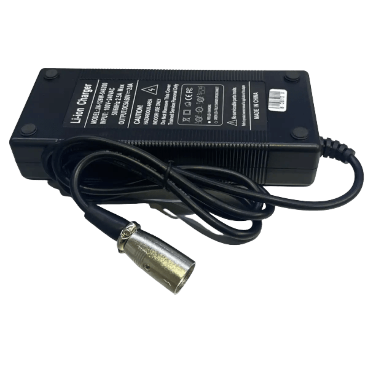 Chargeur 54.6v 2A Li-ion XLR 3 Pins