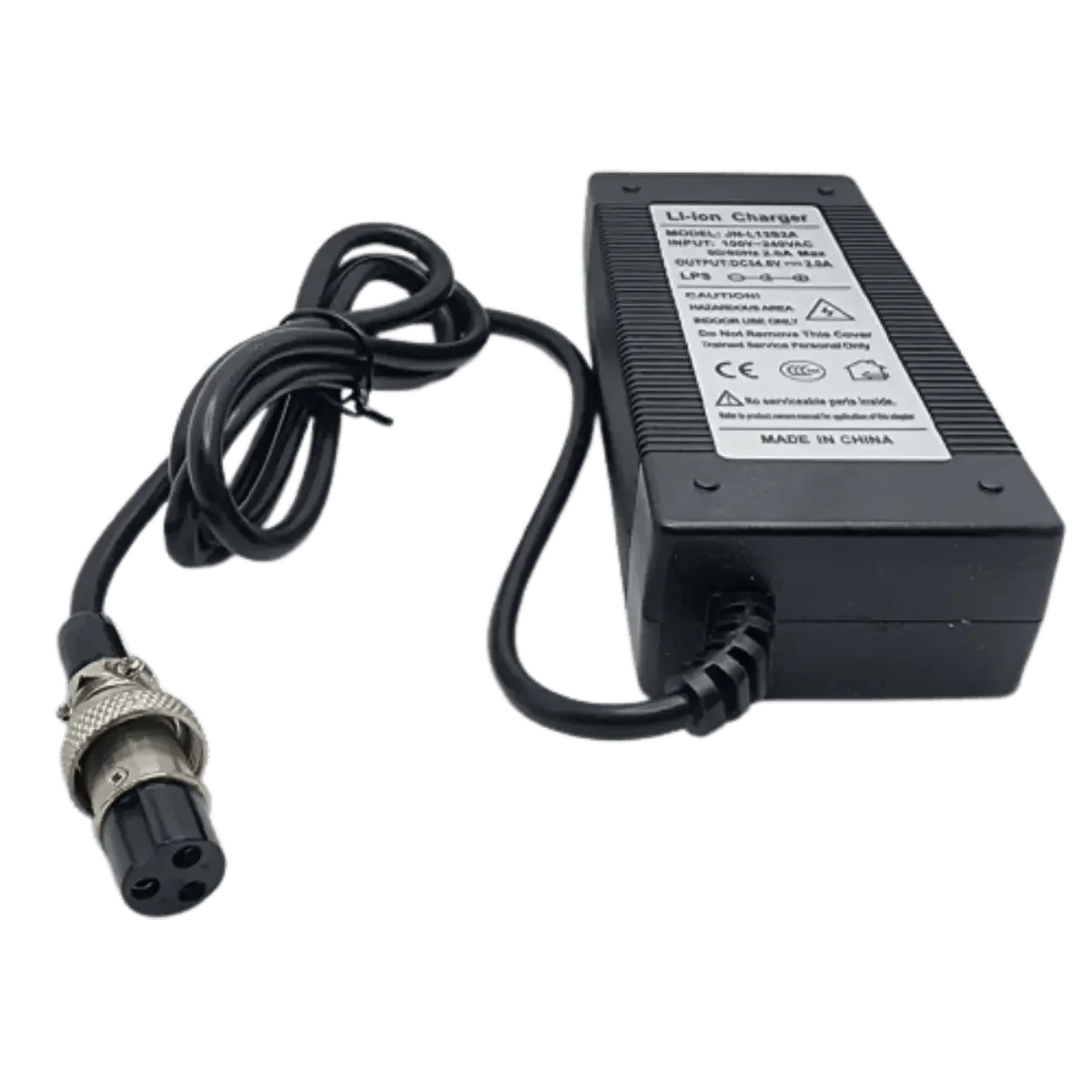 Chargeur 54.6v 2A Li-ion XLR 3 Pins écrou