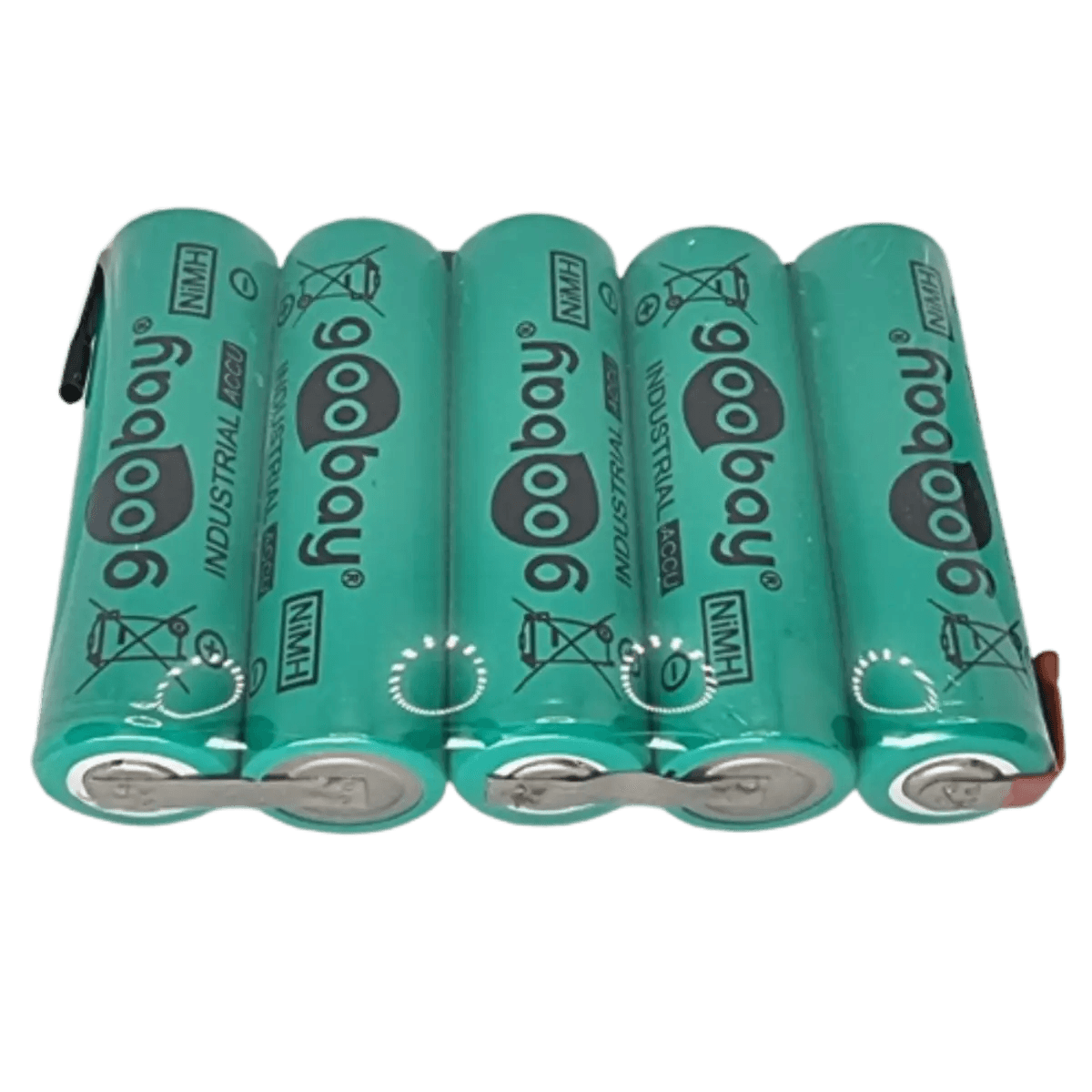 Batterie 6v 2100mAh AA Nimh Languette à Souder