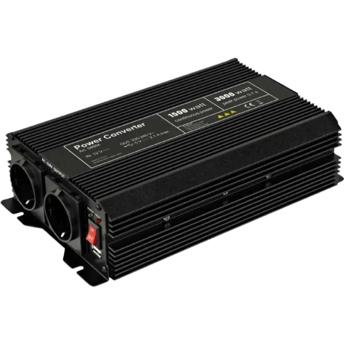 Convertisseur de tension 1500W 12VDC vers 230VAC