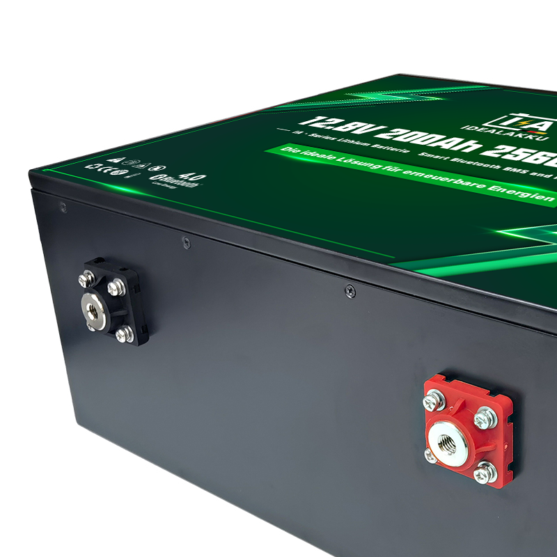 Batterie Lithium LiFePO4 12.8V 200Ah IDEALAKKU IA-12-200H – Remplacement AGM / GEL