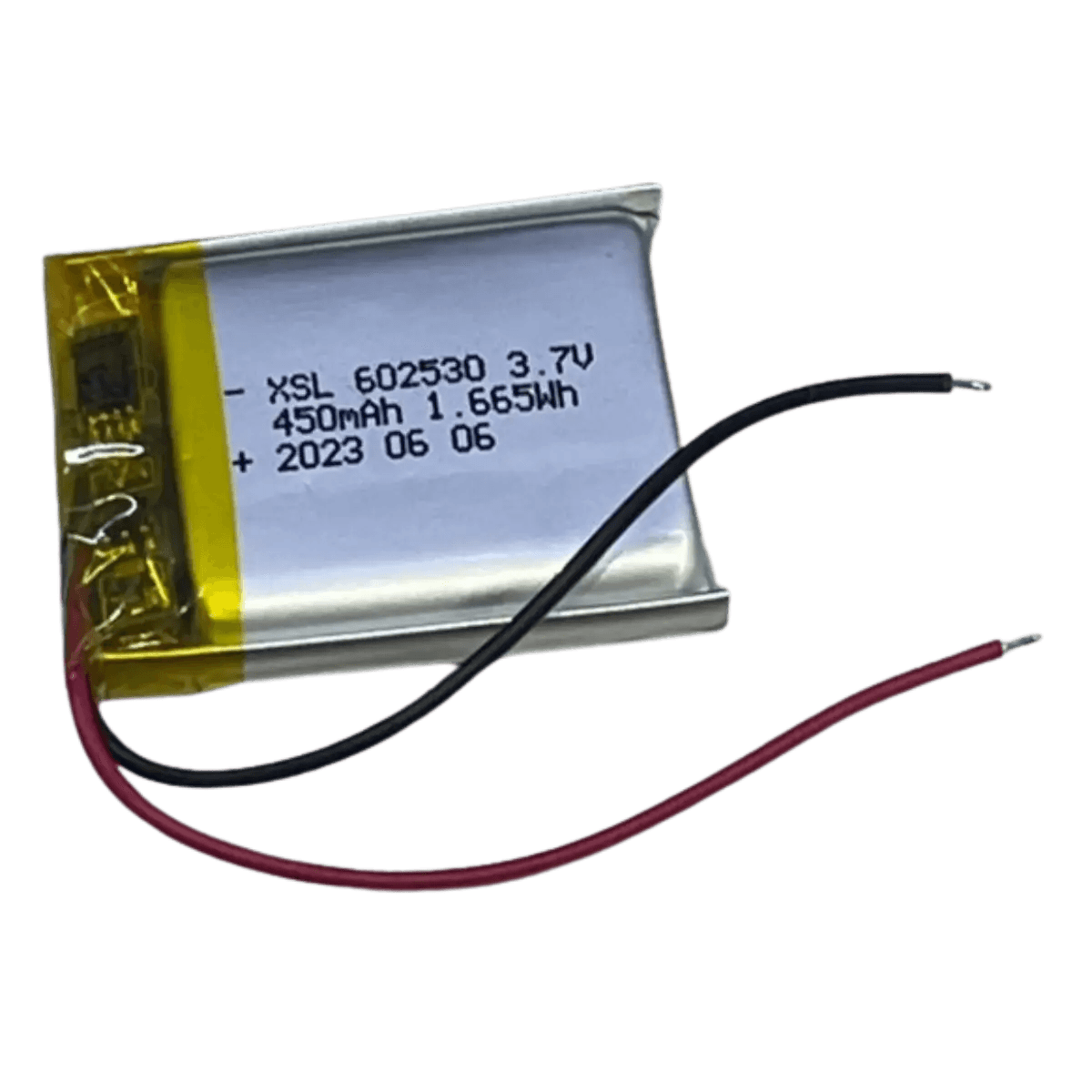Batterie - Li-Po - 3.7V - 450mAh - 602530 avec sortie fils