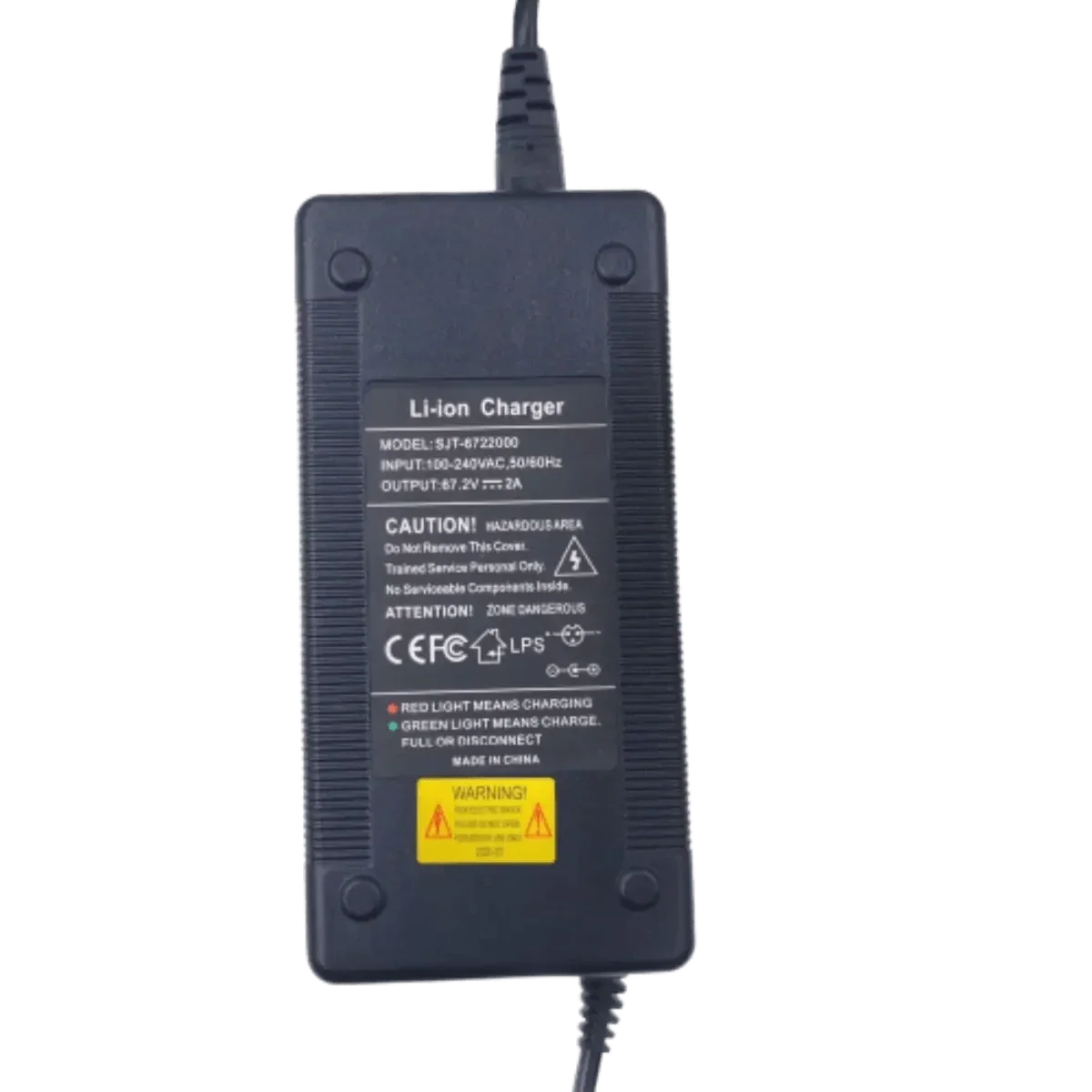Chargeur 67.2v 2A Connecteur Gx16 3 Points