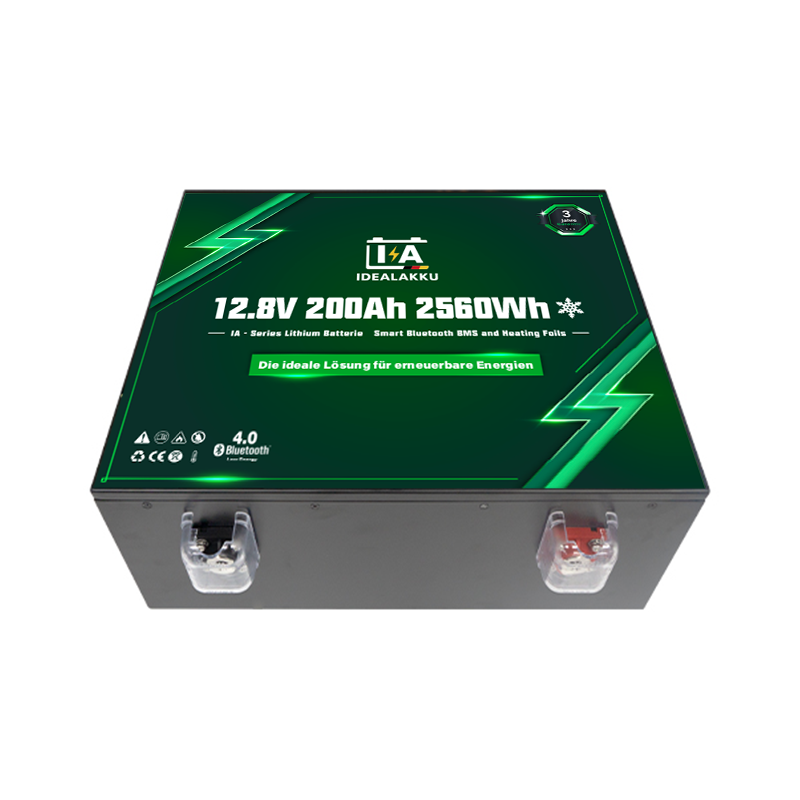 Batterie Lithium LiFePO4 12.8V 200Ah IDEALAKKU IA-12-200H – Remplacement AGM / GEL