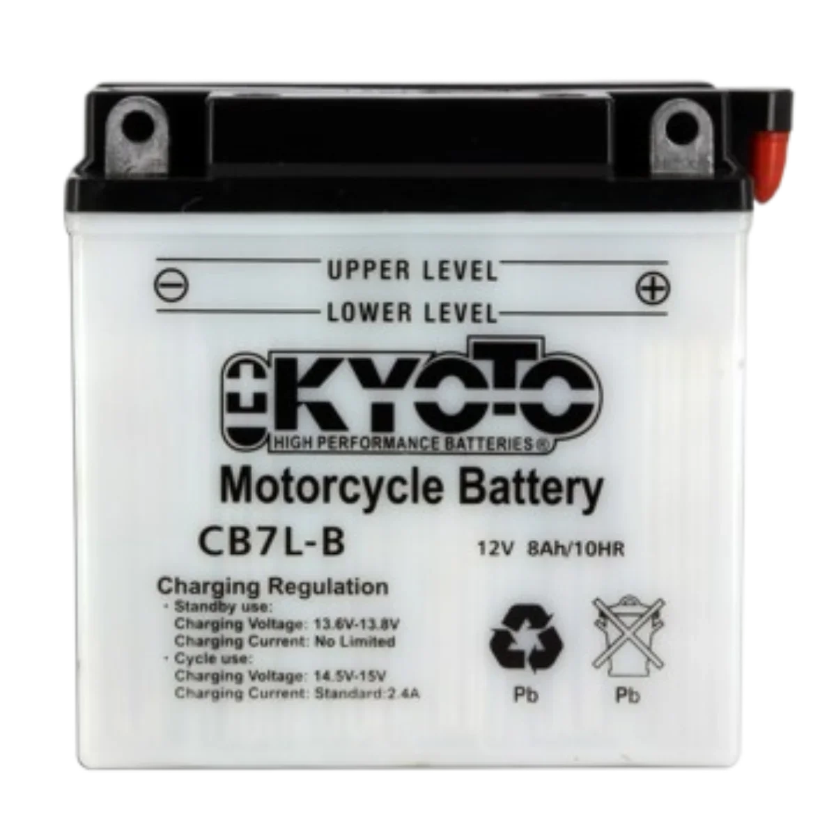Batterie Moto KYOTO YB7L-B 12V – Conventionnelle avec Entretien livrée avec Pack Acide