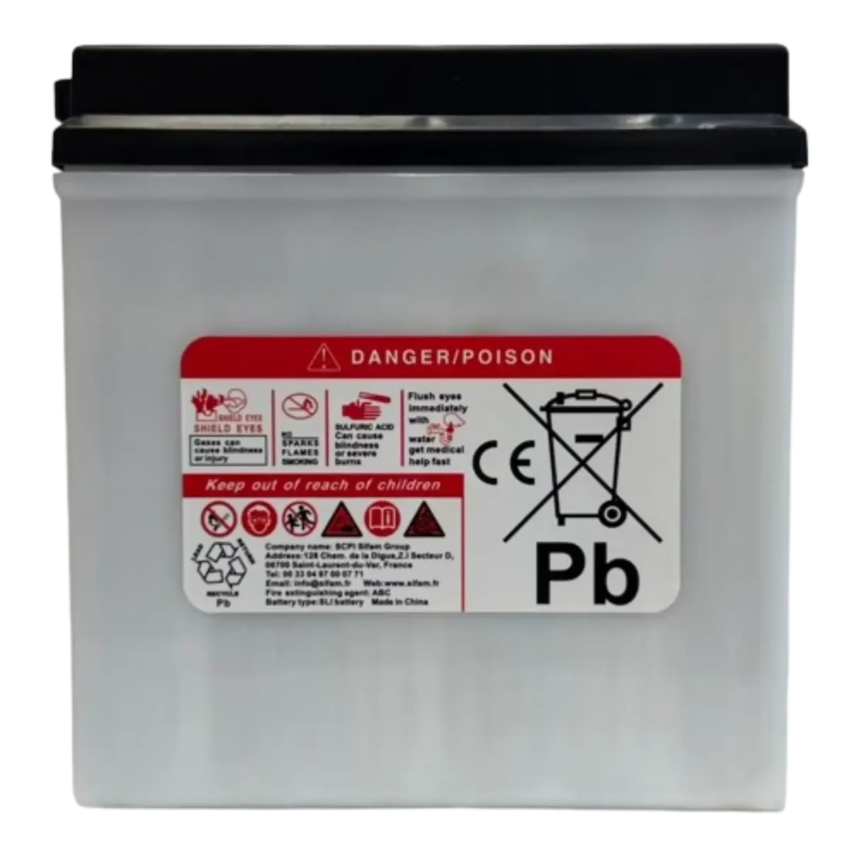 Batterie Moto KYOTO 12N9-4B-1 12V – Conventionnelle avec Entretien livrée avec Pack Acide