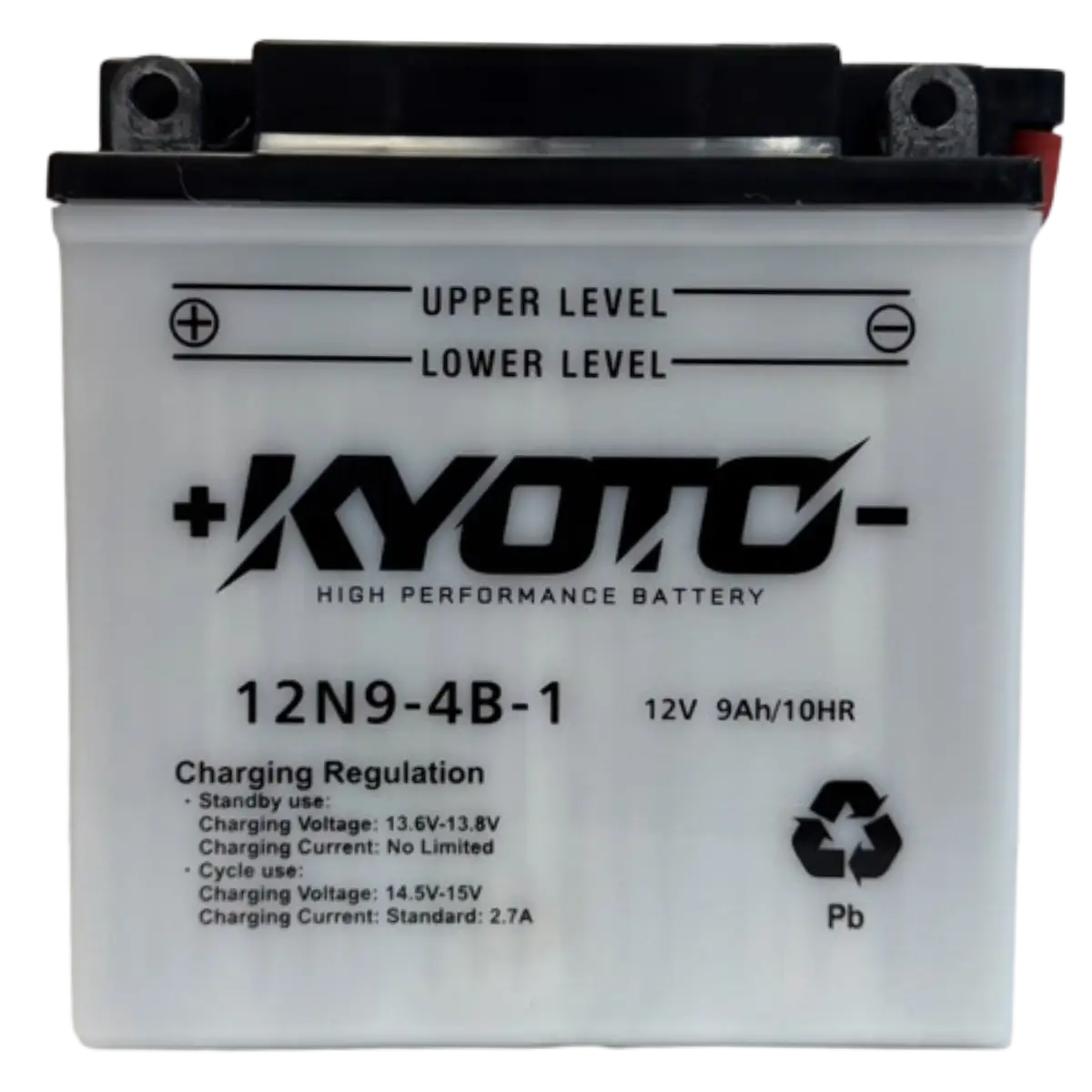 Kyoto - Batterie 12N9-4B-1 avec entretien, livrée avec Pack Acide