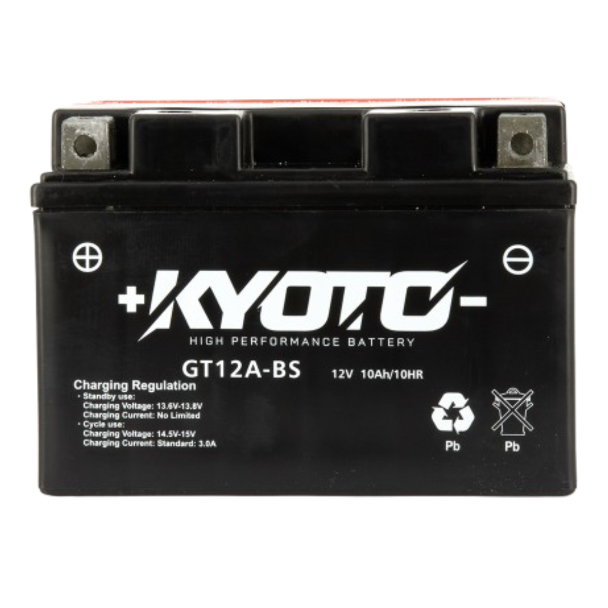 Batterie Kyoto 12V GT12A-BS AGM Sans Entretien Livrée avec pack acide
