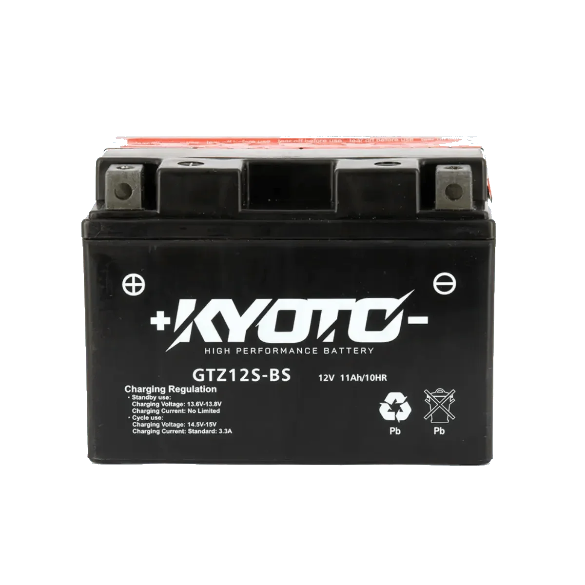 Batterie Moto KYOTO GTZ12-S 12V 11Ah AGM – Sans Entretien Prête à l'Emploi