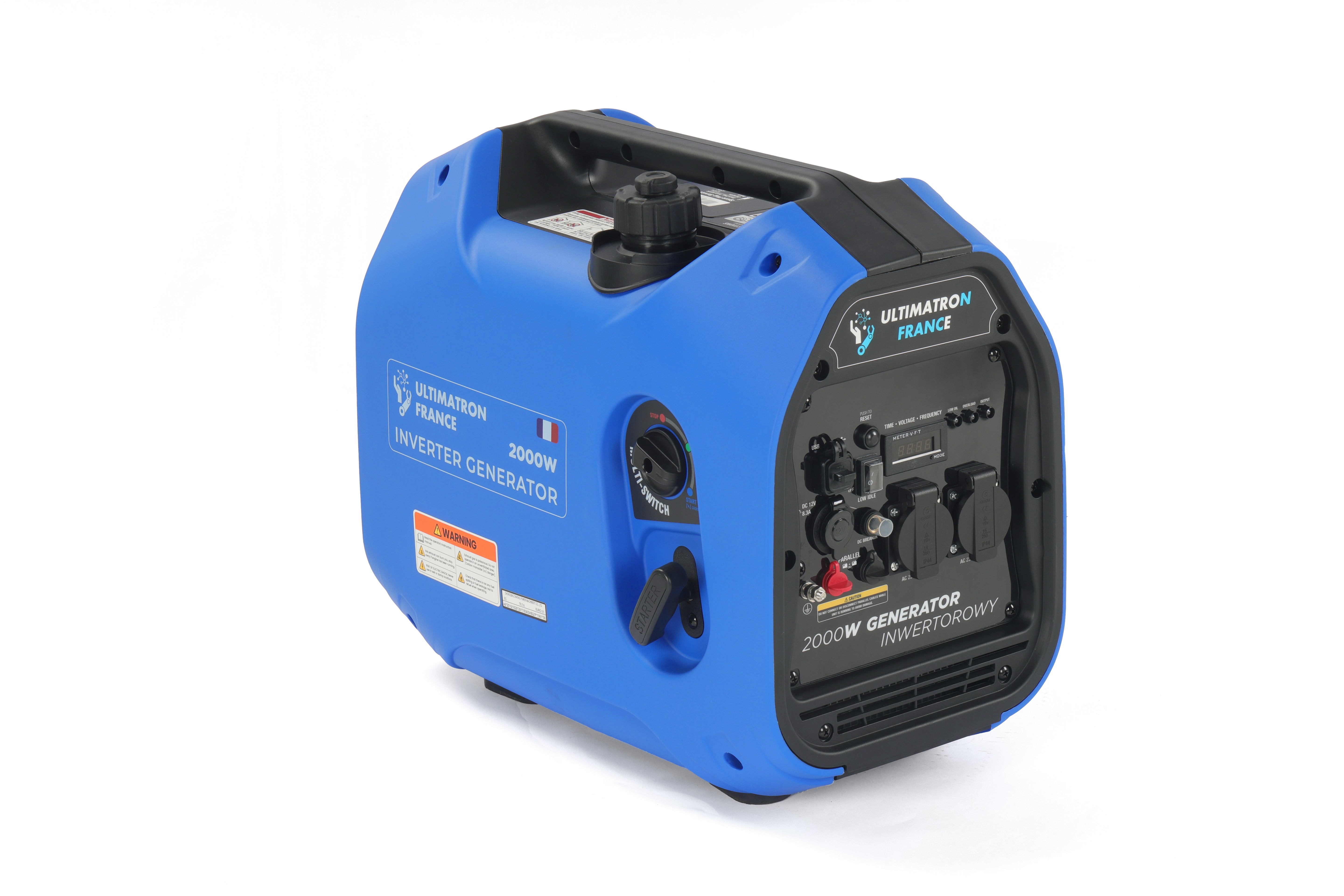 Groupe électrogène inverter essence ULTIMATRON ULT-2000-EU – 1800W / 2000W