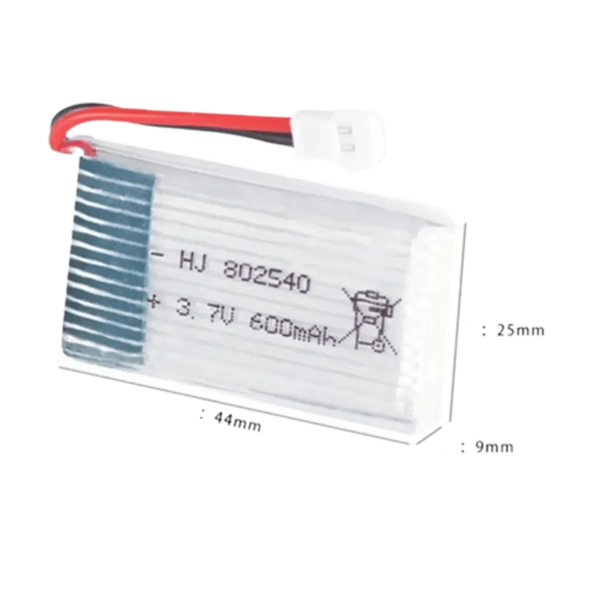 Batterie Li-Po 3.7V 660mAh pour Drone