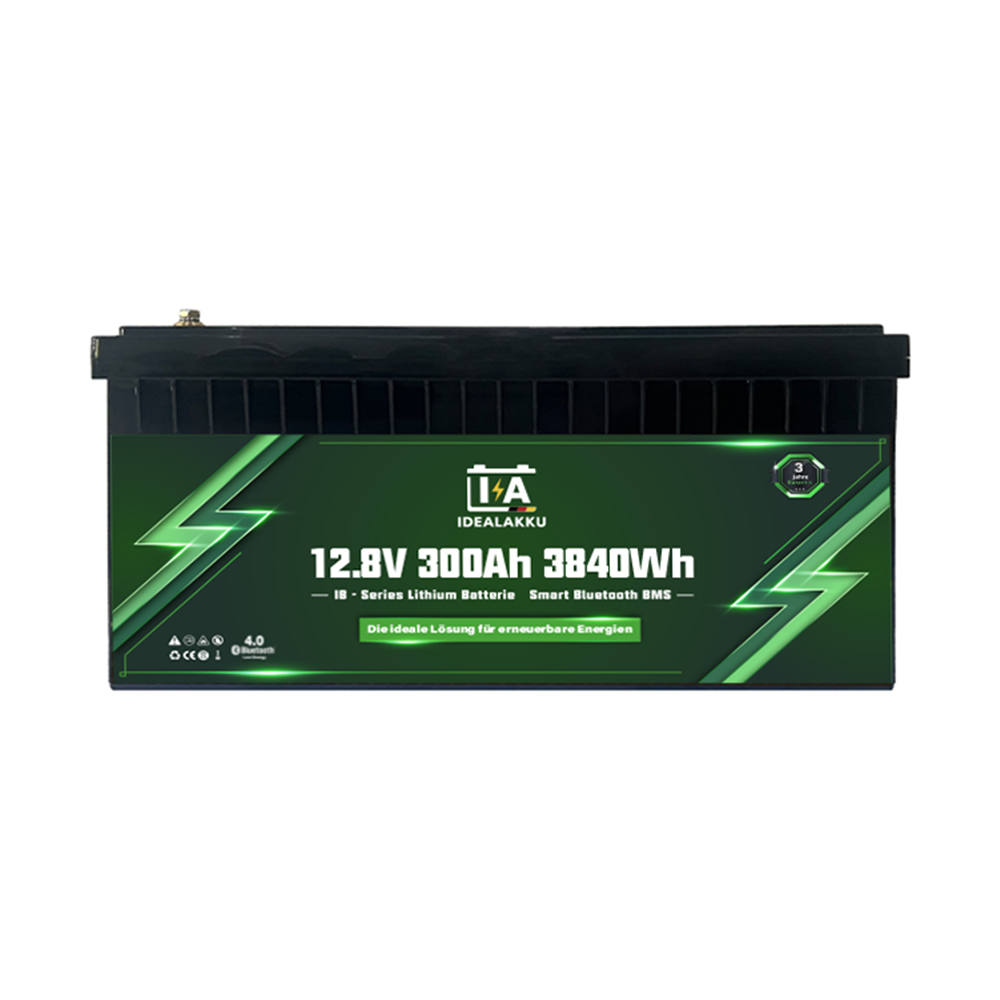Batterie Lithium LiFePO4 12.8V 300Ah Bluetooth IB-12-300 – Remplacement AGM Gel