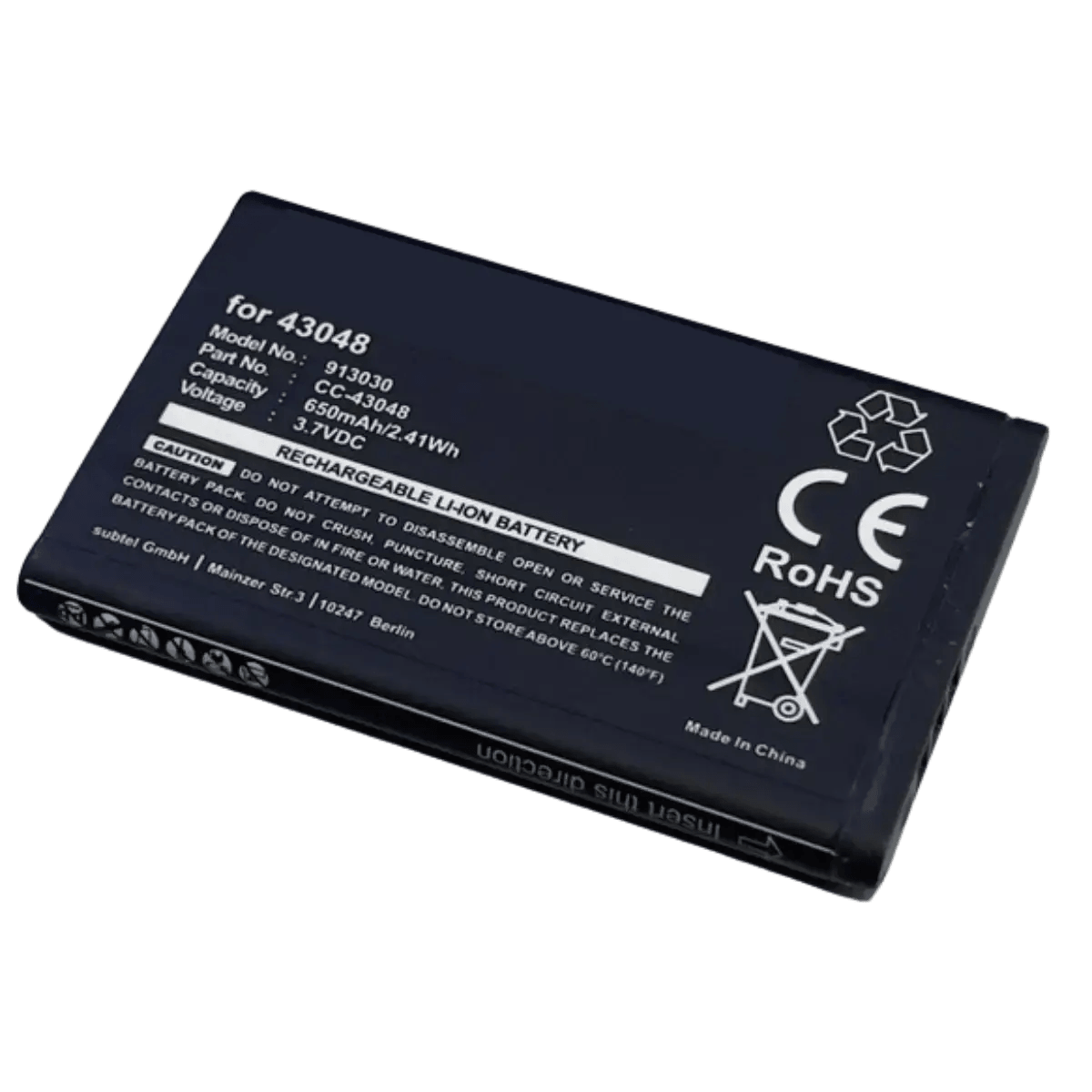 Batterie 43048 pour téléphone portable Swissvoice ePure, L7, ePure Fulleco DUO - Accessoires Energie