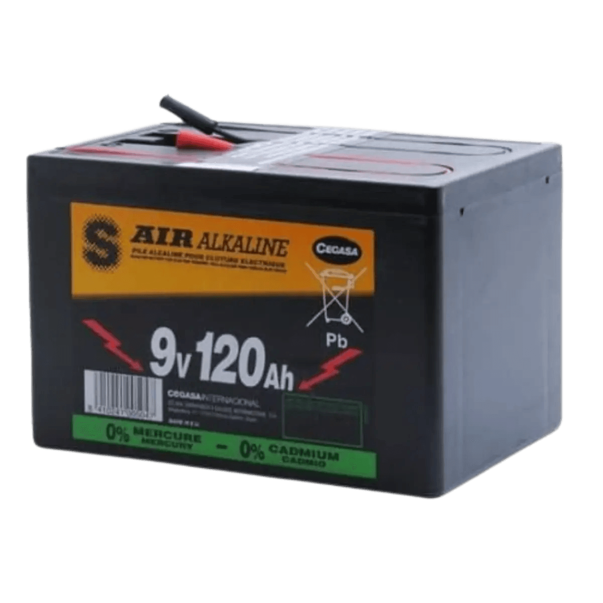 Pile pour Clôture électrique 9V 120Ah