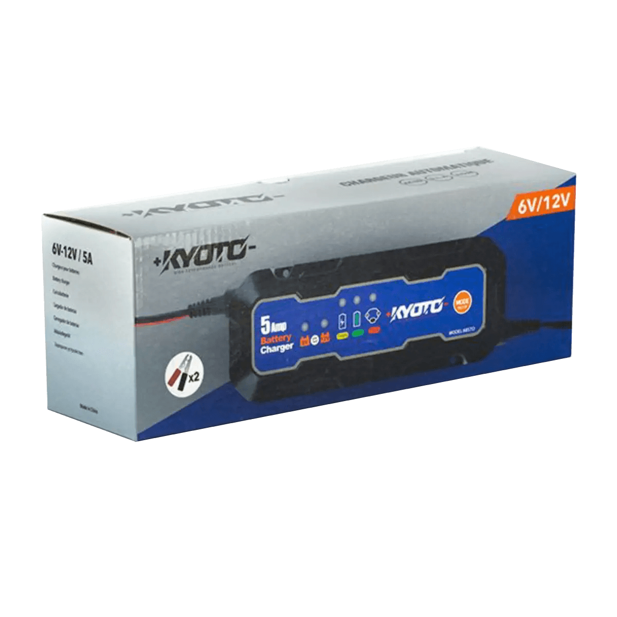 Kyoto - Chargeur Batterie Plomb Moto & Scoot