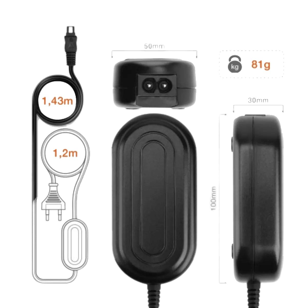 Alimentation pour appareil photo Sony Cyber-Shot AC-L200