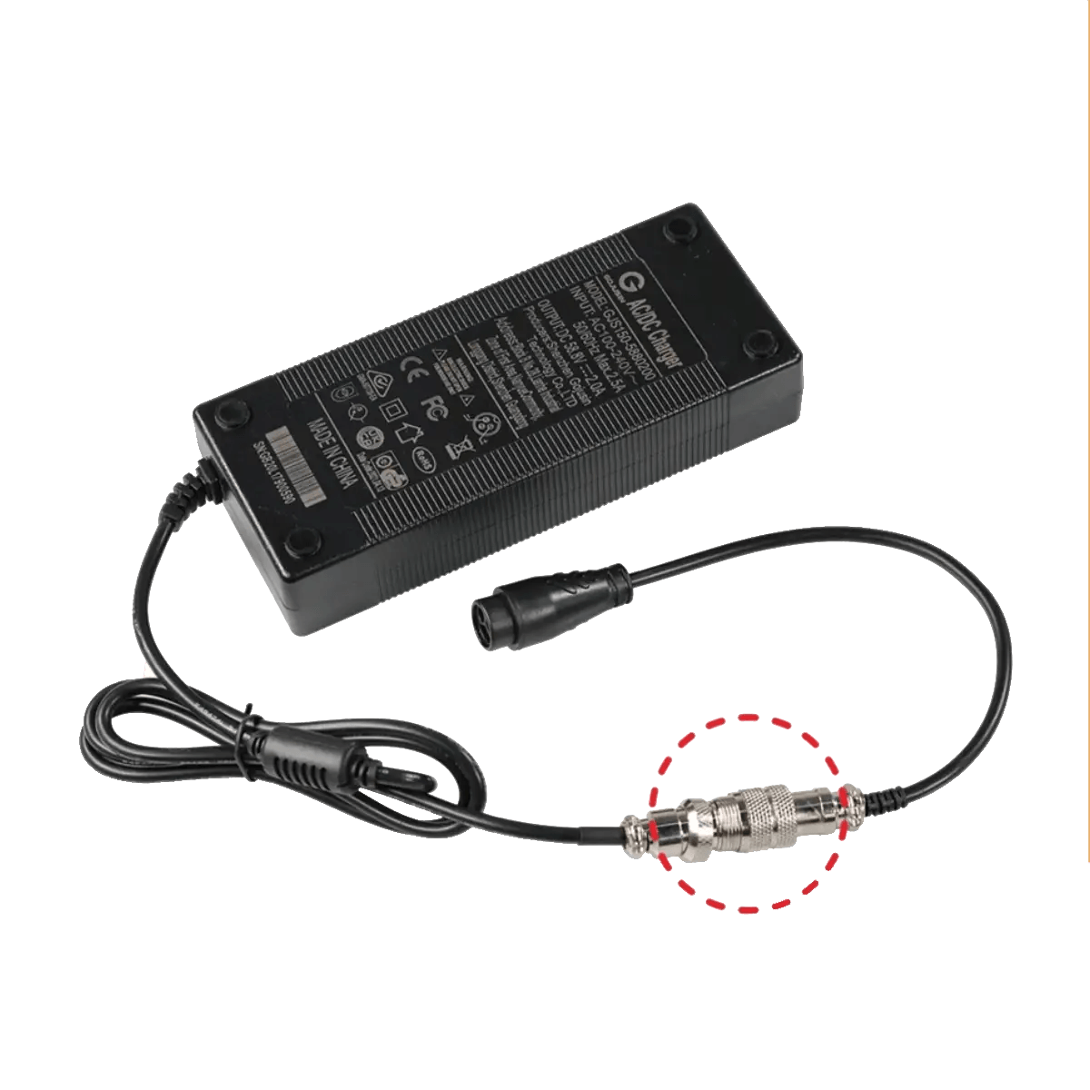 Câble adaptateur GX16 vers M20 pour trottinette Dualtron