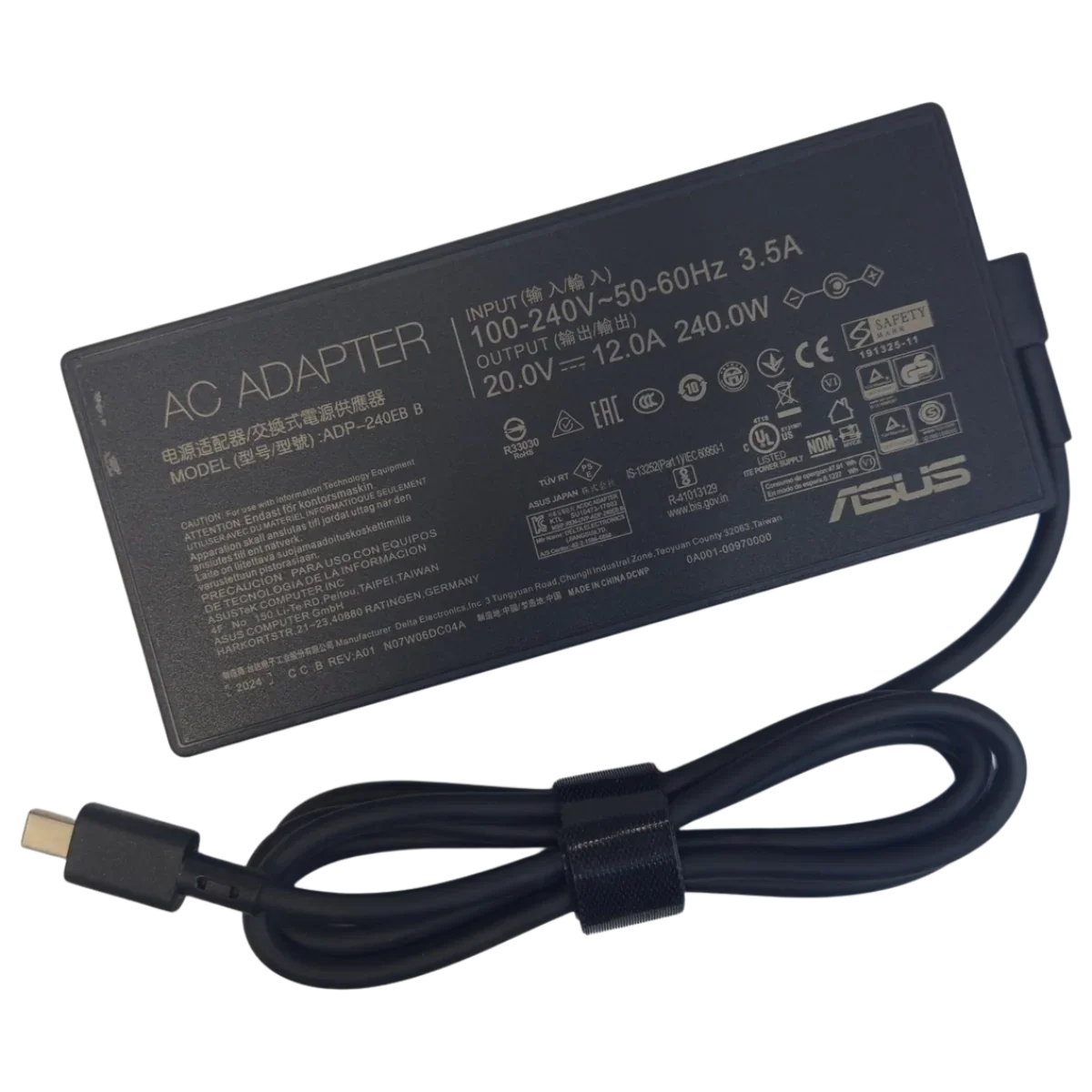 Chargeur ADP-240EB B pour PC ASUS ROG 20V 12A 240W dos seul
