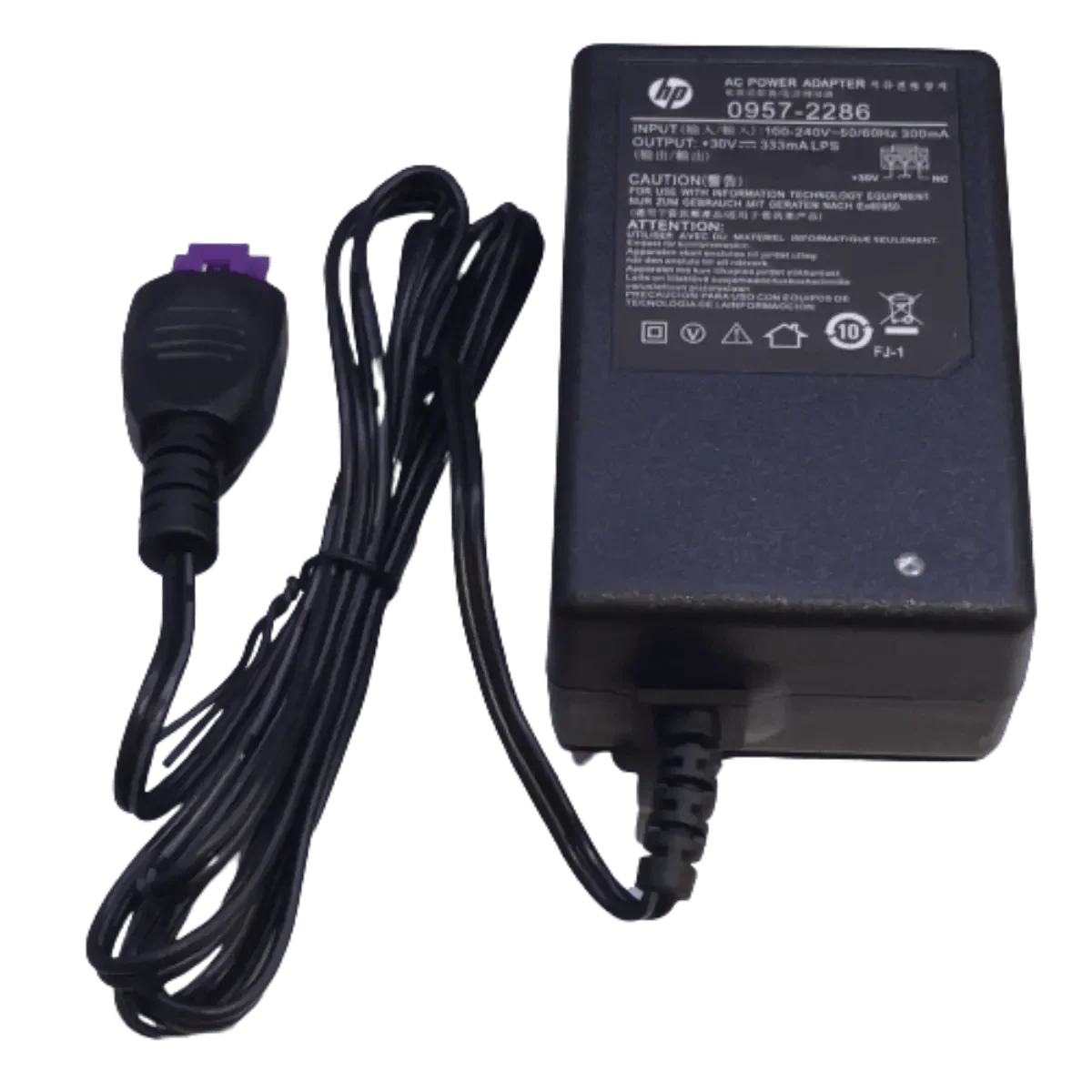 Adaptateur d'alimentation 30V 333mA pour HP DeskJet 0957-2286