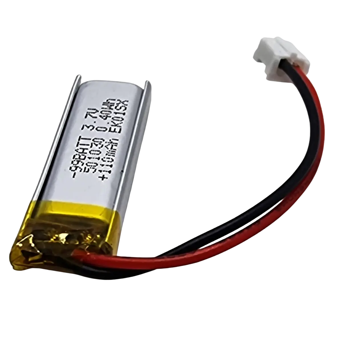 Fils rouge noir de la batterie rechargeable LiPo 501030