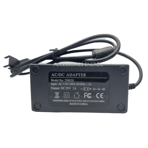 Alimentation 220v AC/DC 29v 2A pour Fauteuils Accessoires Energie