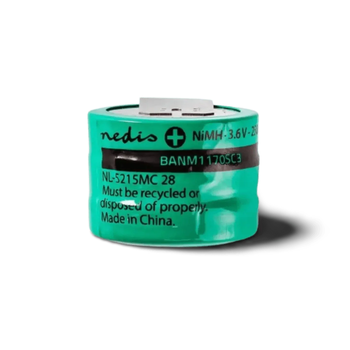 Batterie Bouton Rechargeable NiMh 3.6 V 250mAh CI