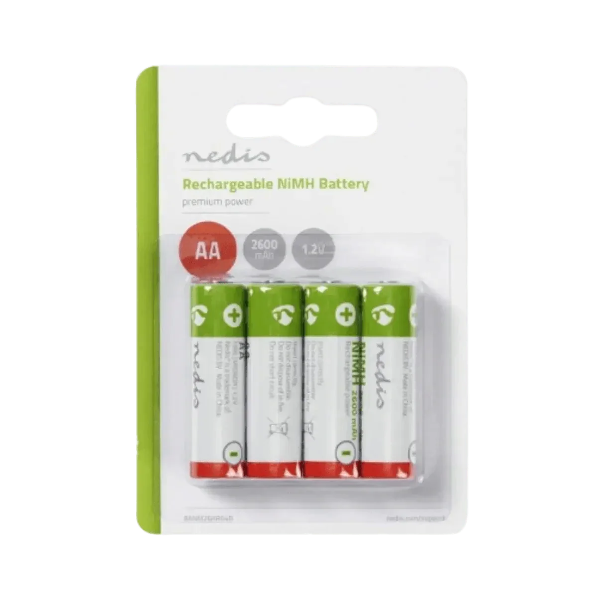 4x Pile Rechargeable 1.2v Ni-Mh AA 2600mAh