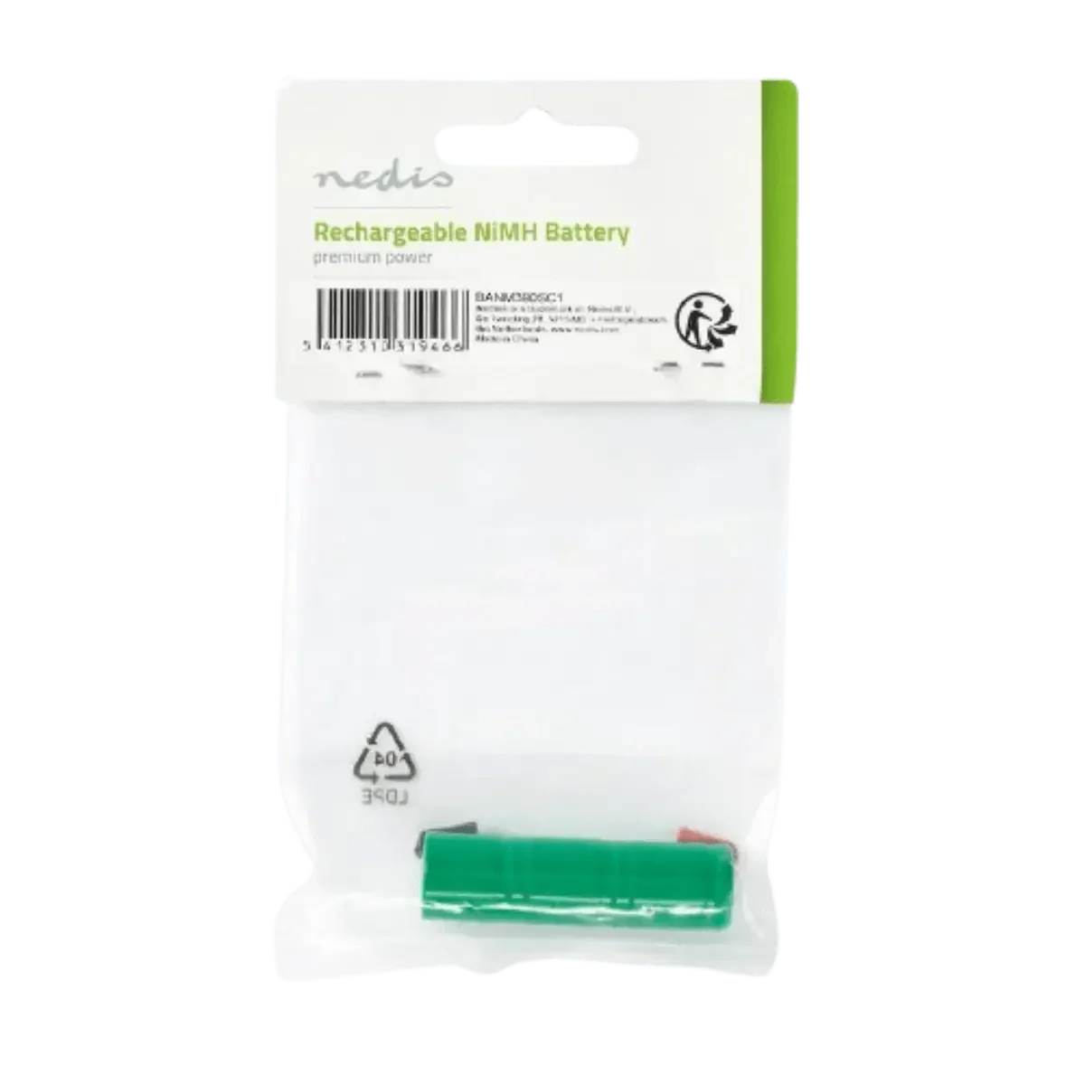 Batterie rechargeable Ni-MH 3.6V 300mAh languettes à souder