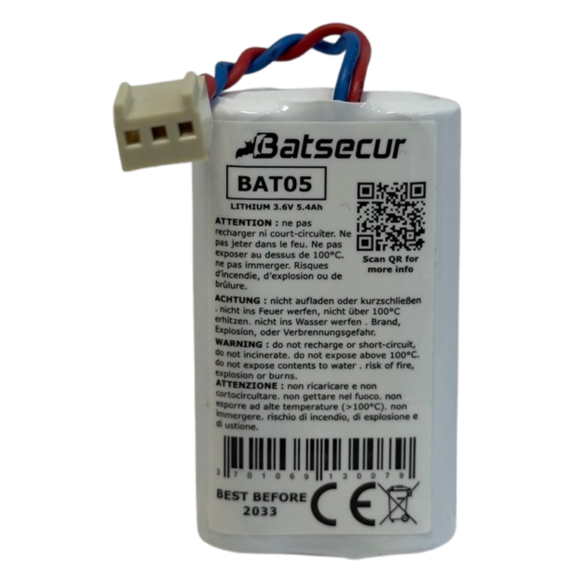 Pile pour Alarme Daitem BATLI05
