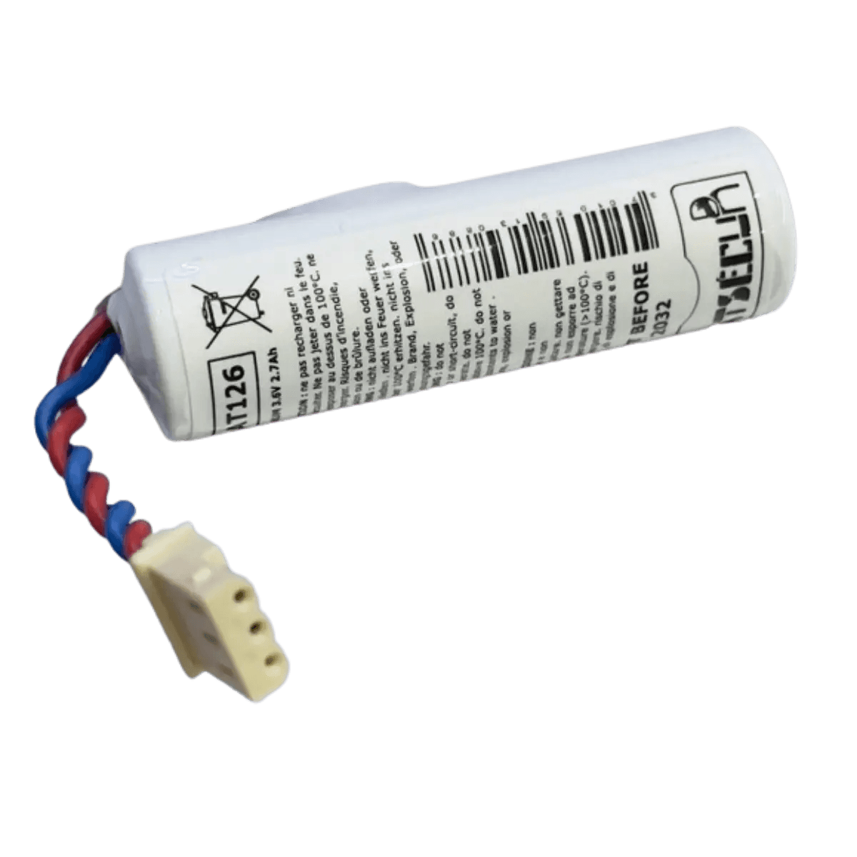 Pile 3.6V 2.7Ah BAT126 pour Alarme